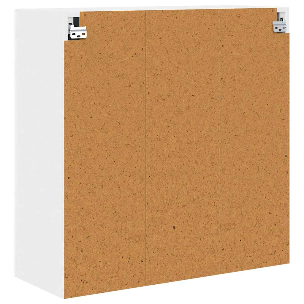 Küchenhängeschrank mit Regal Weiß 80 x 31 x 80 cm Holzwerkstoff